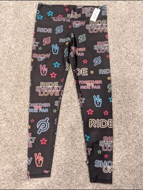 ​NWT Terez x Peloton Neon Signs Tall Band Leggings Size XL